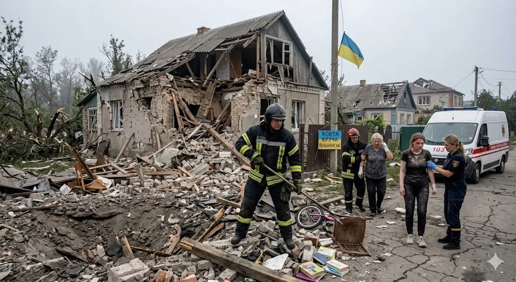 Атаки КАБами та дронами на Запоріжжя: загинула жінка, є поранені