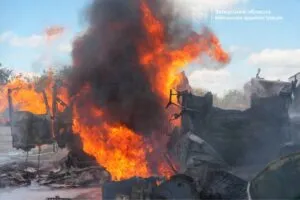 П'ятнадцять людей постраждали під час масованої атаки у Запоріжжі