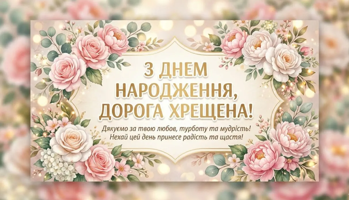 Ніжні привітання з днем народження для хрещеної мами від хрещениці: вірші, проза та красиві листівки