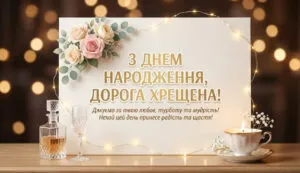 Ніжні привітання з днем народження для хрещеної мами від хрещениці: вірші, проза та красиві листівки