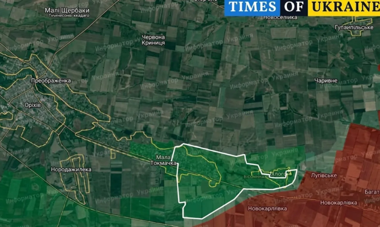 ЗСУ повернули під контроль населений пункт на Запоріжжі