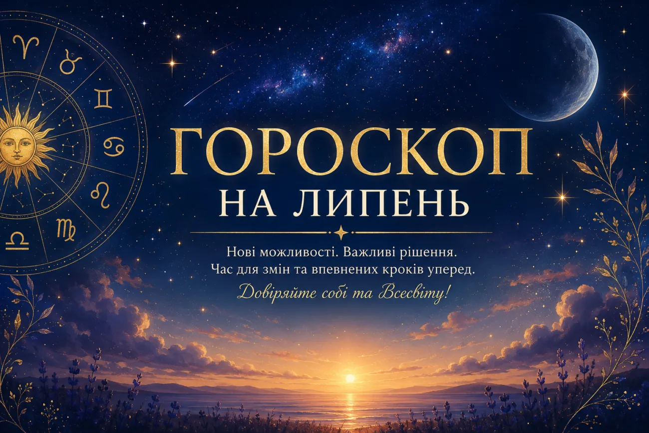 Гороскоп на липень 2026: потижневий прогноз для кожного знаку зодіаку