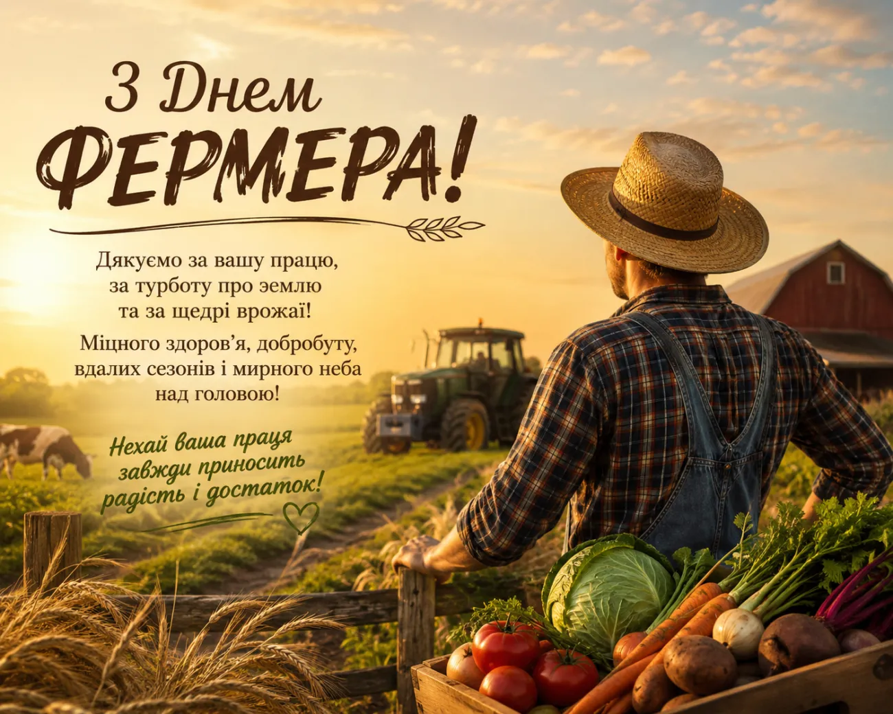 День фермера 2026: красиві привітання талистівки