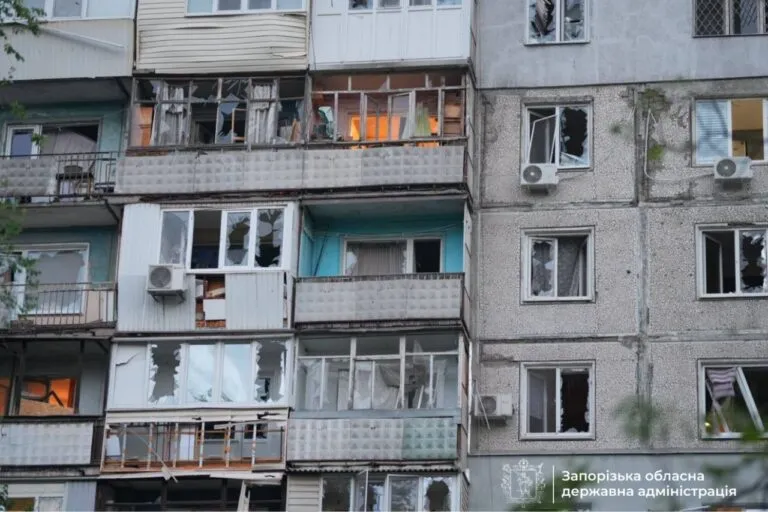 19 поранених та загибла жінка: на Запоріжжі зафіксували понад тисячу ворожих ударів