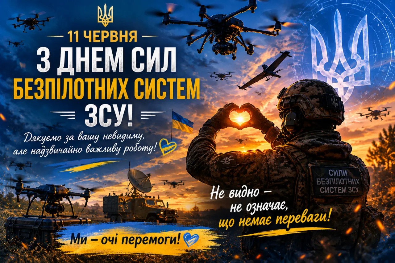З Днем Сил безпілотних систем ЗСУ: красиві вітання, історія свята та патріотичні листівки