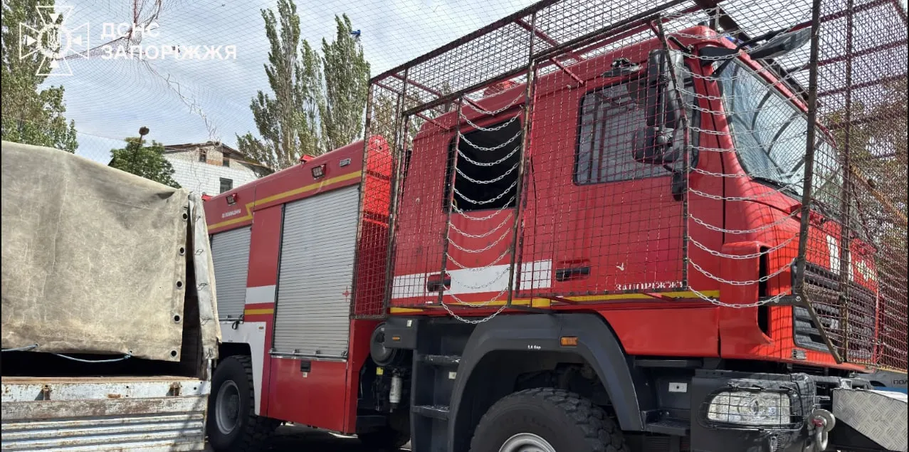 Ворожий дрон атакував підрозділ ДСНС у Запоріжжі
