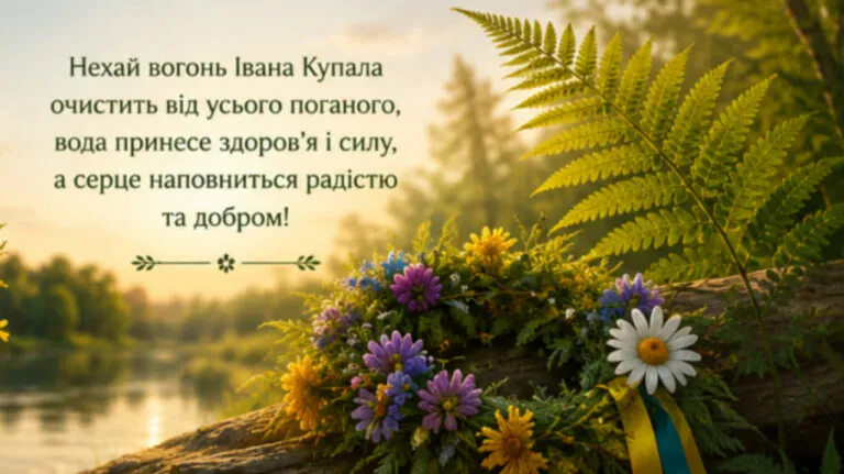 Івана Купала 2026: привітання у прозі та красиві листівки