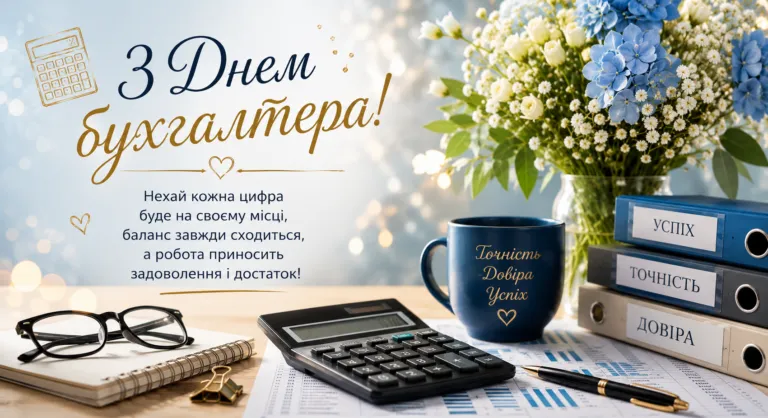 День бухгалтера 2026: смішні та щирі привітання, красиві листівки до 16 липня