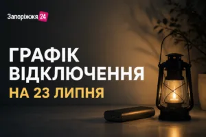 Відключення світла в Запоріжжі 23 липня: адреси та години
