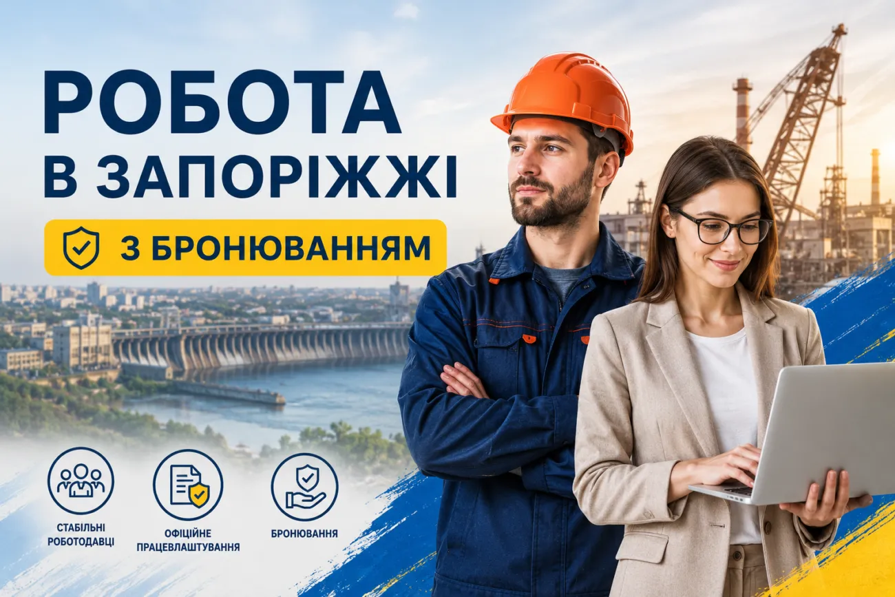 Робота з бронюванням у Запоріжжі: 7 свіжих вакансій із зарплатою від 20 000 грн