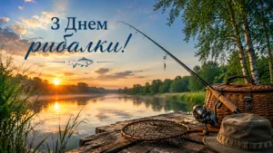 Вітання з Днем рибалки 2026: красиві листівки та щирі слова