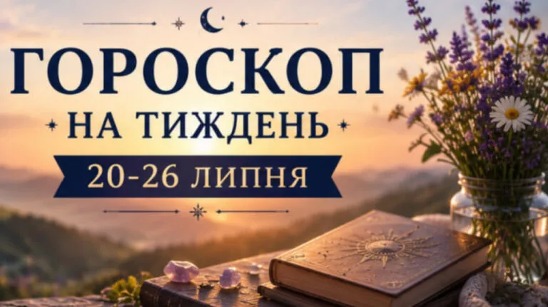 Гороскоп на 20-26 липня: календар тижня, який змінить другу половину літа