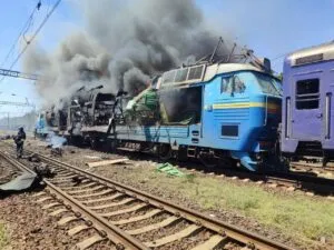 Російські війська атакували потяг Київ – Запоріжжя