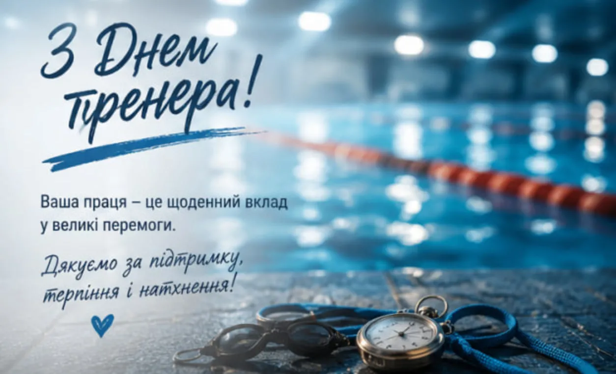 день тренера 2026 привітання листівка