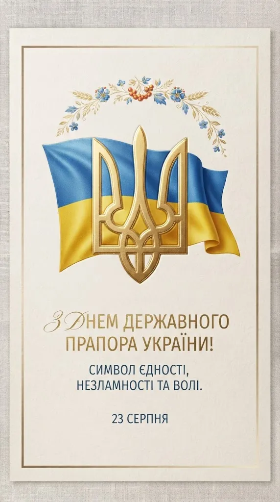 Привітання з Днем прапора України 2026: захисникам, колегам і рідним