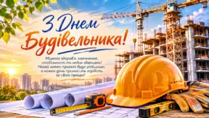 З Днем будівельника 2026: офіційні привітання колегам, партнерам і красиві листівки