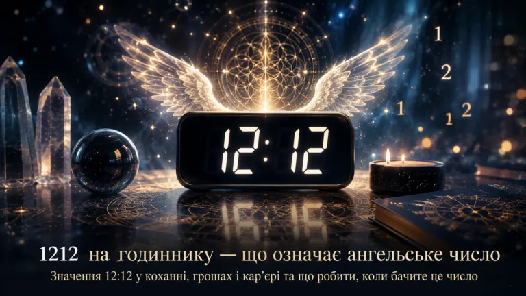 12:12 на годиннику: що означає ангельське число 1212