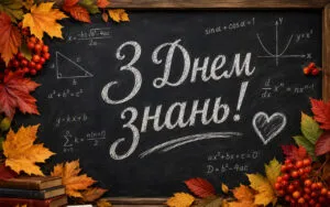 Привітання з 1 вересня — Днем знань: своїми словами, картинки та листівки