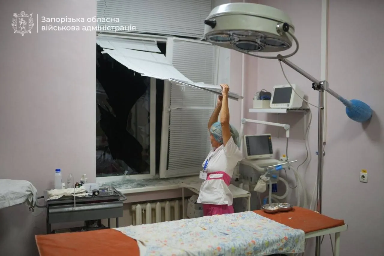 Ворог вдарив по дитячій лікарні Запоріжжя: понівечено весь хірургічний блок