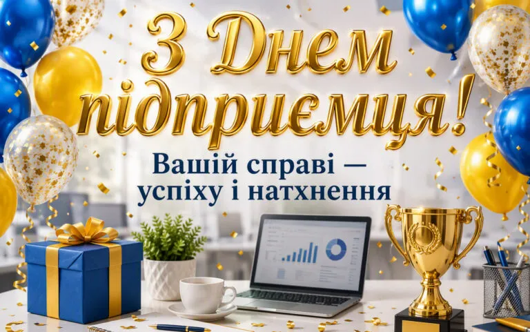 День підприємця 2026: як привітати бізнесмена в віршах, СМС та красивих листівках