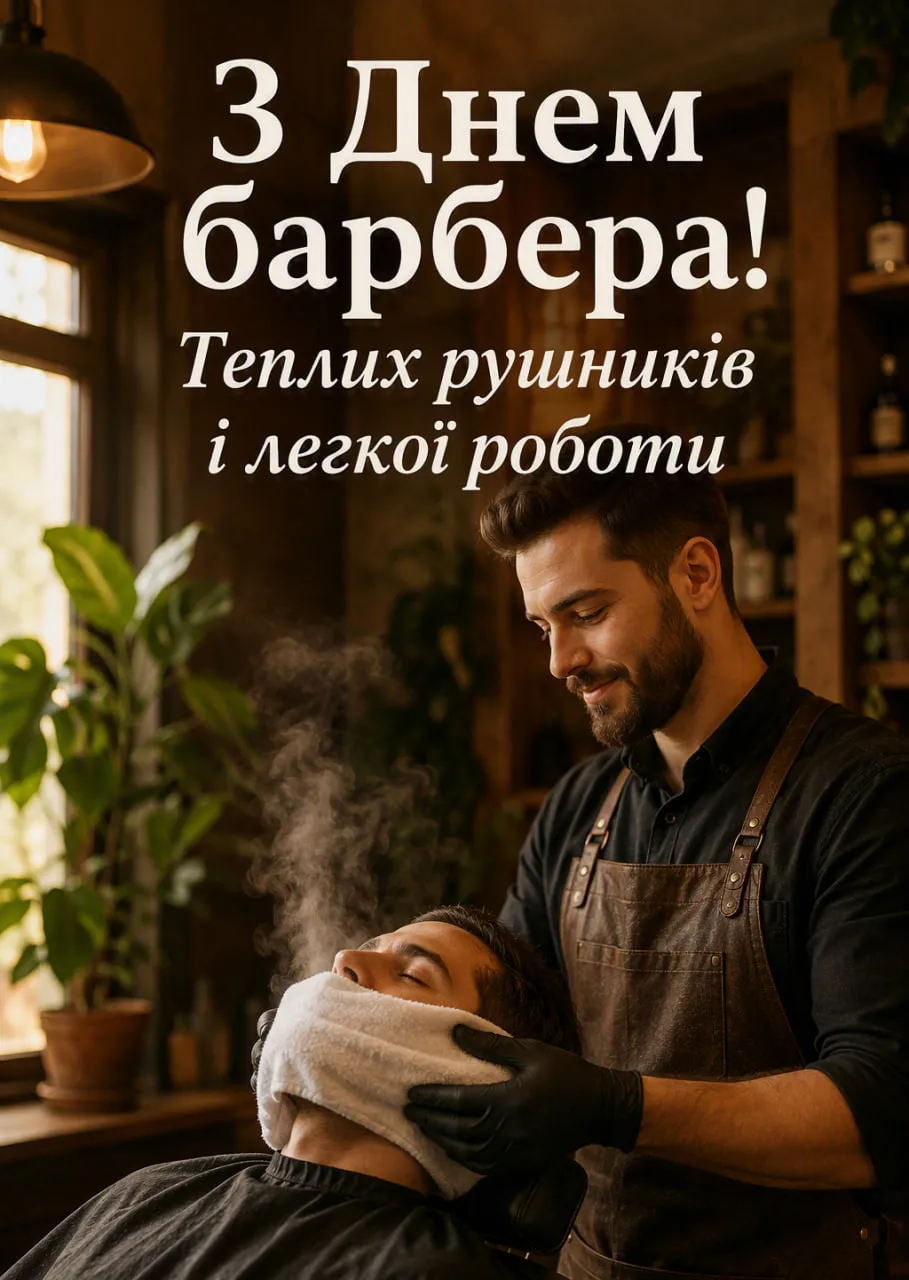 День барбера 16 вересня: прикольні та короткі привітання, вітання з днем народження барбера