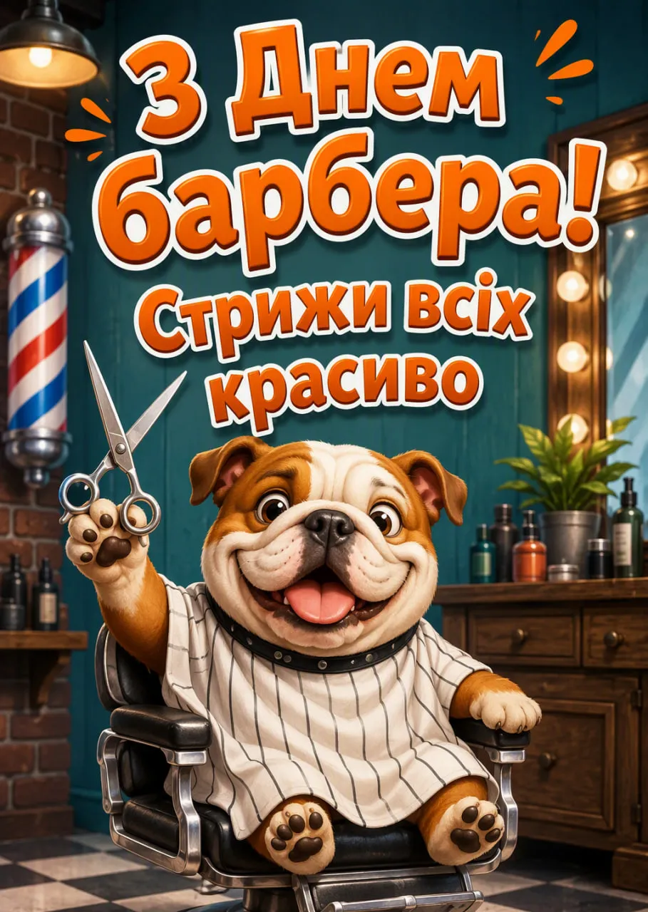 День барбера 16 вересня: прикольні та короткі привітання, вітання з днем народження барбера