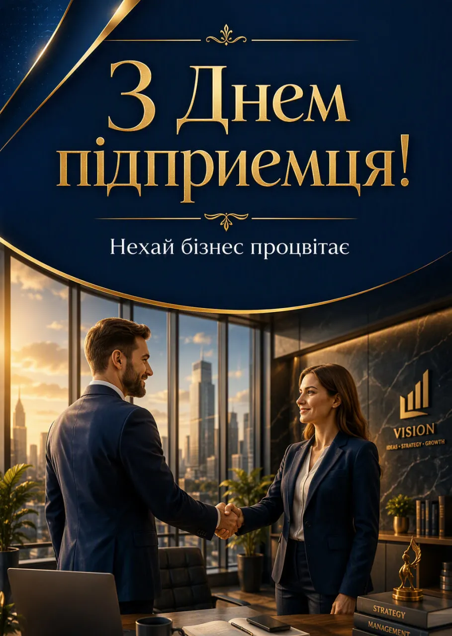 День підприємця 2026: як привітати бізнесмена в віршах, СМС та красивих листівках
