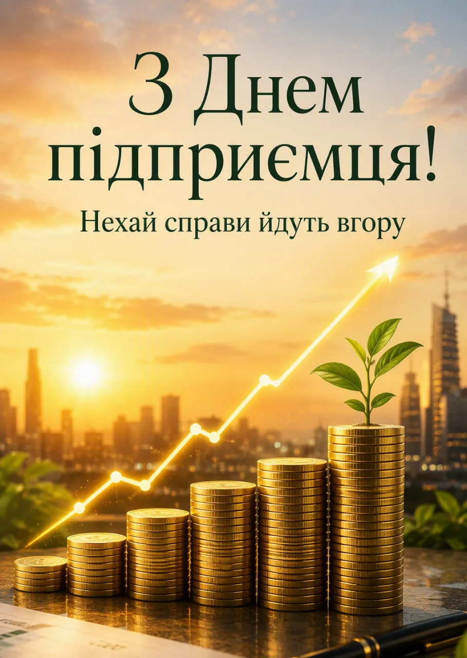 День підприємця 2026: як привітати бізнесмена в віршах, СМС та красивих листівках