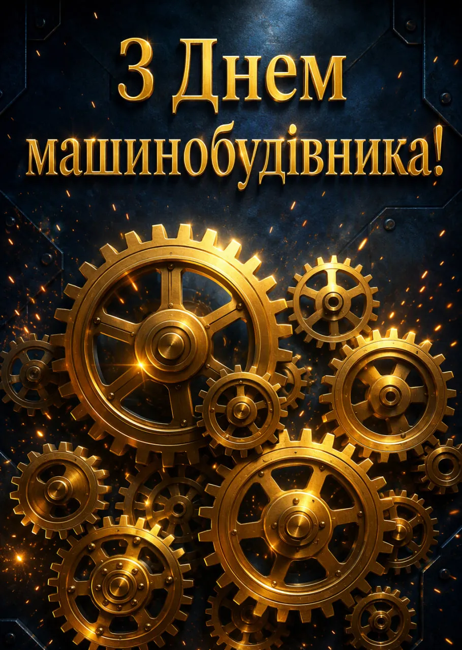 Привітання з Днем машинобудівника 2026: короткі, своїми словами, колегам та у прозі