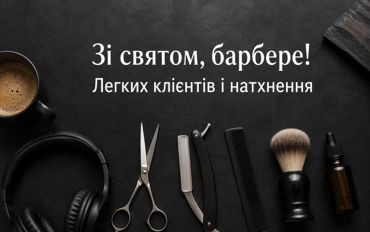 День барбера 16 вересня: прикольні та короткі привітання, вітання з днем народження барбера