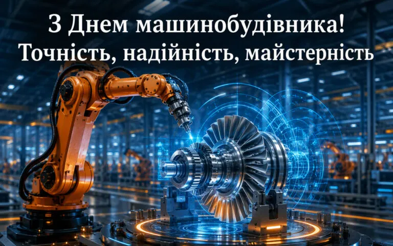 Привітання з Днем машинобудівника 2026: короткі, своїми словами, колегам та у прозі