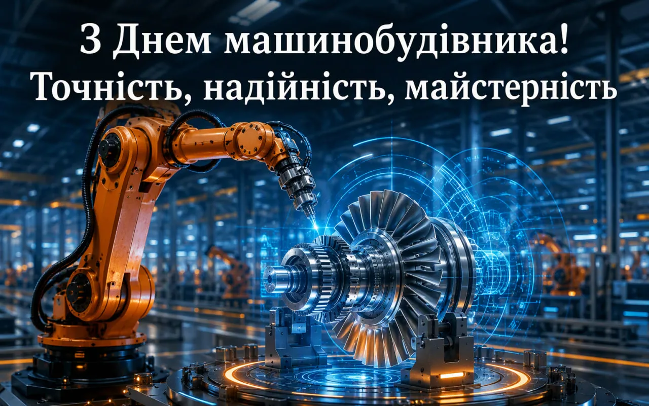 Привітання з Днем машинобудівника 2026: короткі, своїми словами, колегам та у прозі