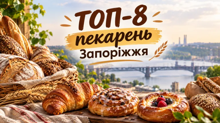 Найкращі пекарні Запоріжжя 2026: ТОП-8 закладів, де можна купити свіжий хліб та випічку