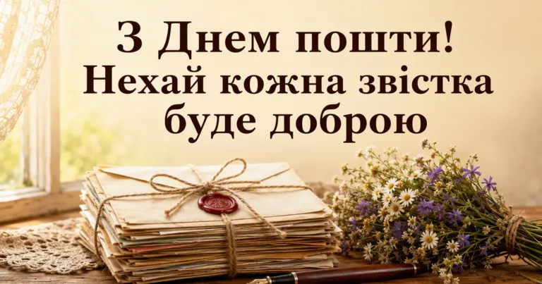 З Днем листоноші та Всесвітнім днем пошти 2026: прикольні привітання, в прозі та короткі