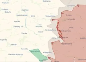 DeepState фіксує просування ворога на Гуляйпільському напрямку