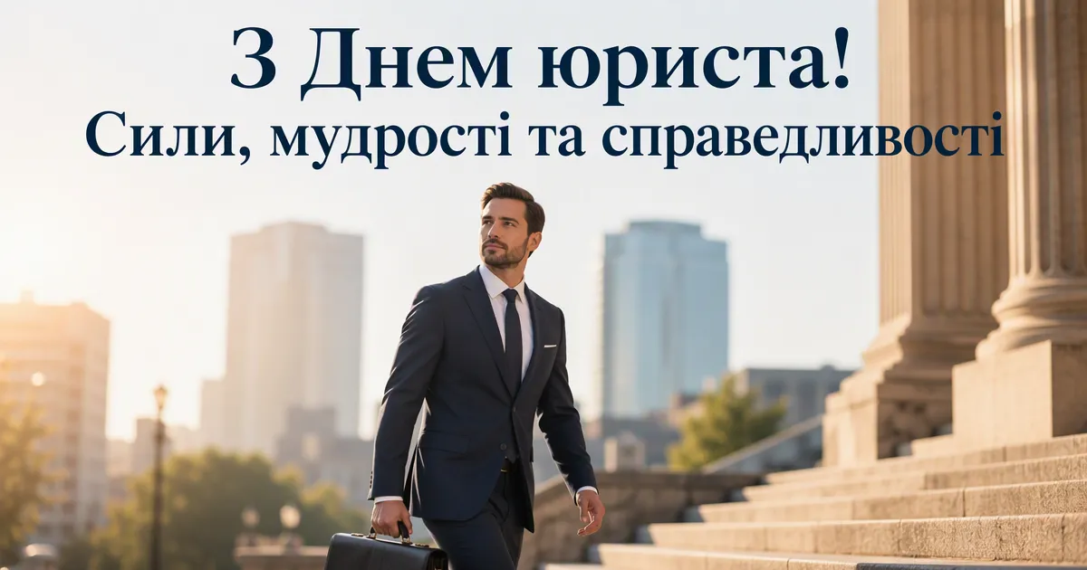 З Днем юриста 2026: привітання колегам, адвокату та в прозі